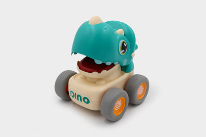 Toybharat Unisex Kids For Push N Go Dino |Multicolour | Travel Toys | Birthday Gift