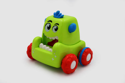 Toybharat Unisex Kids For Press N Go Monster Car |Multicolour |Push n Go | Mini Toy