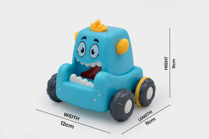 Toybharat Unisex Kids For Press N Go Monster Car |Multicolour |Push n Go | Mini Toy