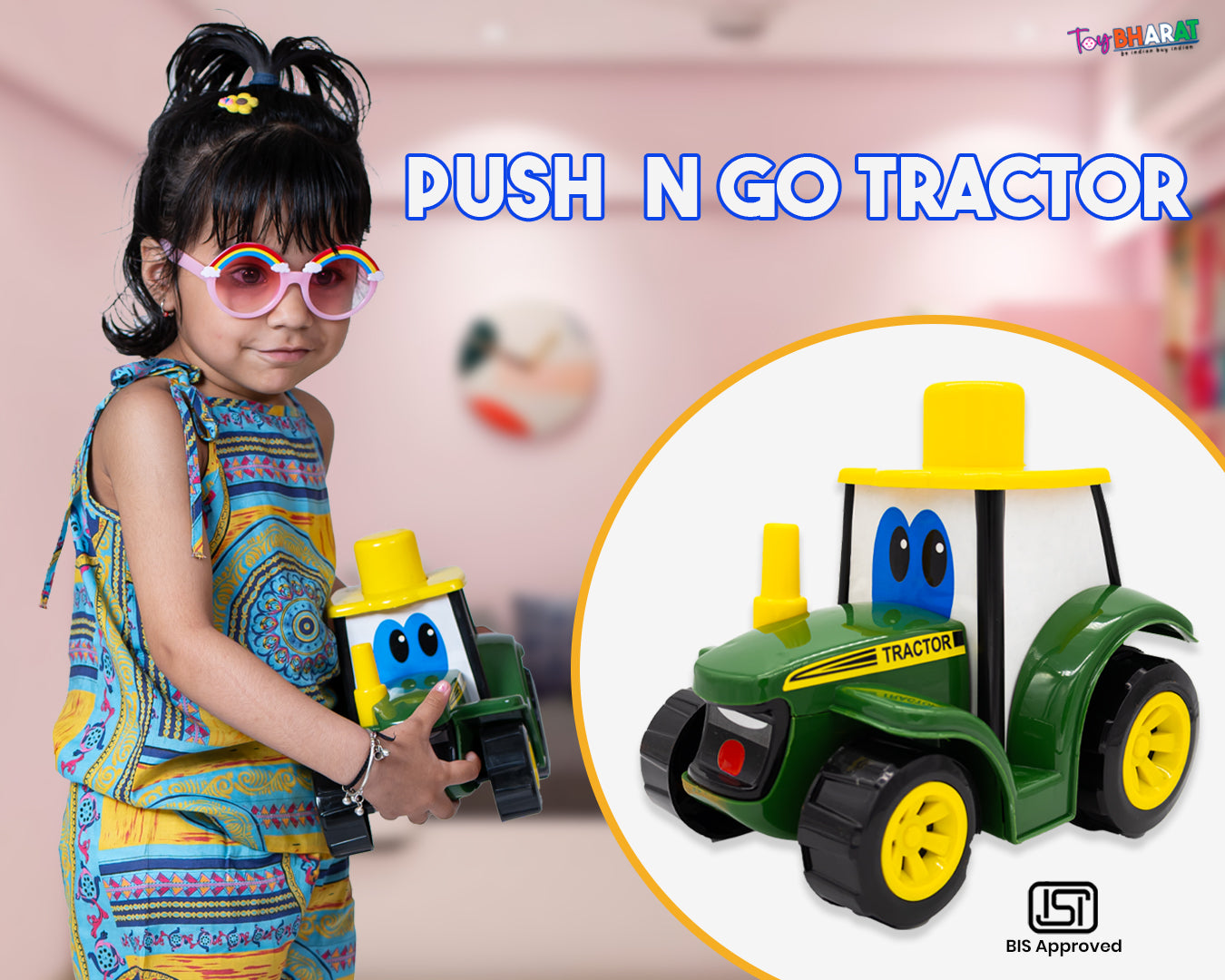 Unisex Kids For Push N Go Tractor