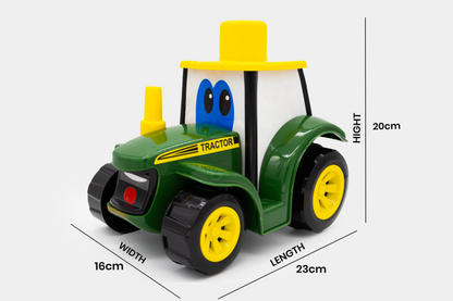 Toybharat Unisex Kids For Push N Go Tractor |Multicolour | Travel Toys | Birthday Gift