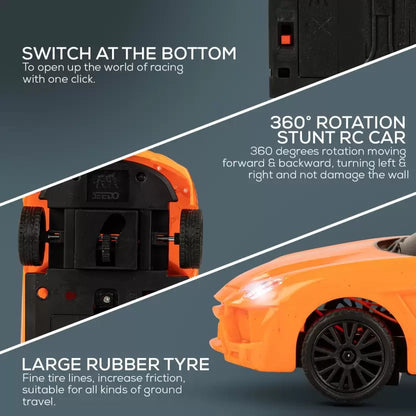 ToyBharat RC Road Roaster is a multicolour remote control car with smooth speed and durable design. A fun electronic toy and perfect gift for kids.