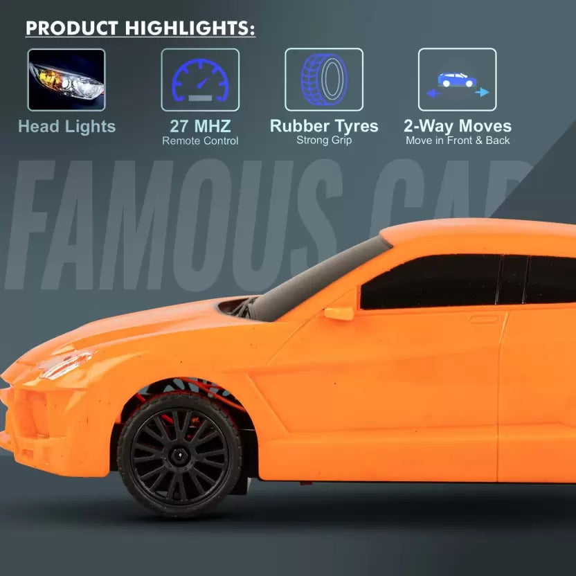 ToyBharat RC Road Roaster is a multicolour remote control car with smooth speed and durable design. A fun electronic toy and perfect gift for kids.