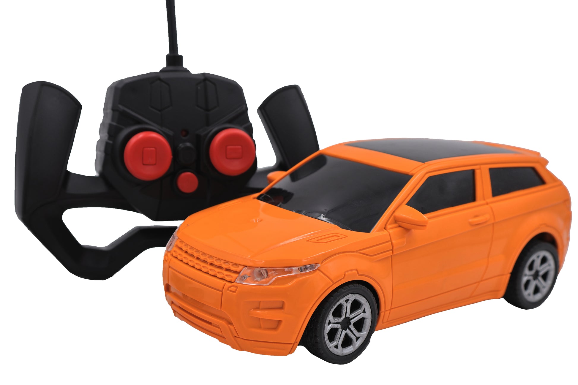 ToyBharat RC Road Roaster is a multicolour remote control car with smooth speed and durable A fun electronic toy and perfect gift for
