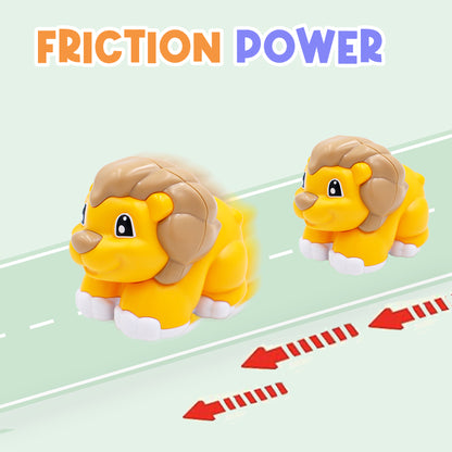 ToyBharat Cute Lion Friction Powered |Interactive Toys | Friction Powered Toys