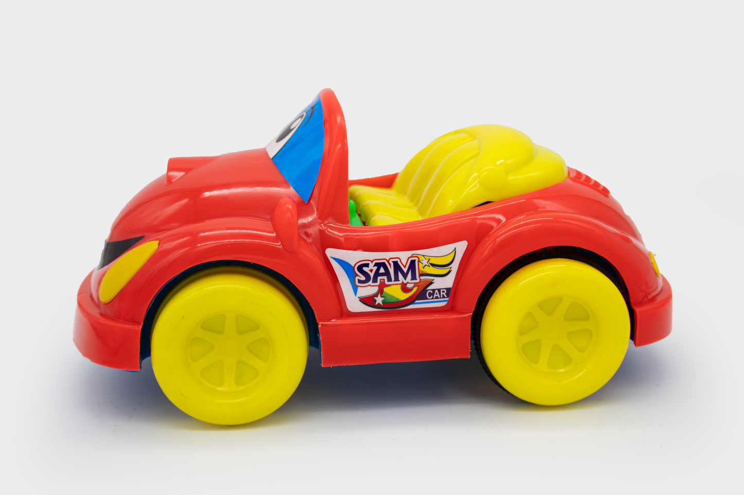 Toybharat Unisex Kids For Push N Go Sam Car |Multicolour | Push N Go Toys | Birthday Gift