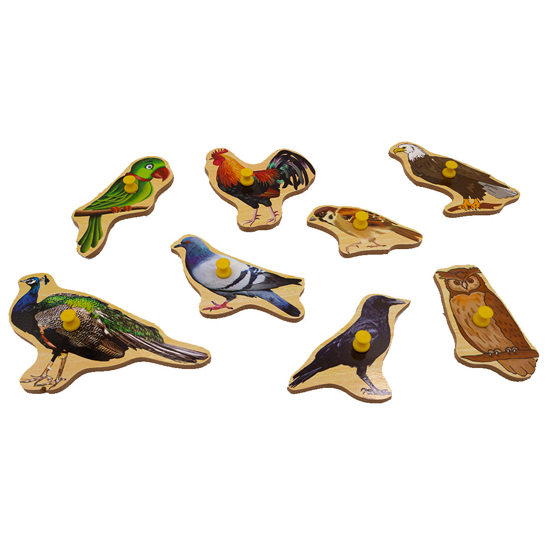 Toybharat Wooden Puzzle Bird | Multicolor | Wooden Toys | Birthday Gift | Educational