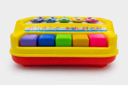 Toybharat 2 in 1 Musical Xylophone & Piano Toy for Kid |5 Pin Toy | Interactive Toys |